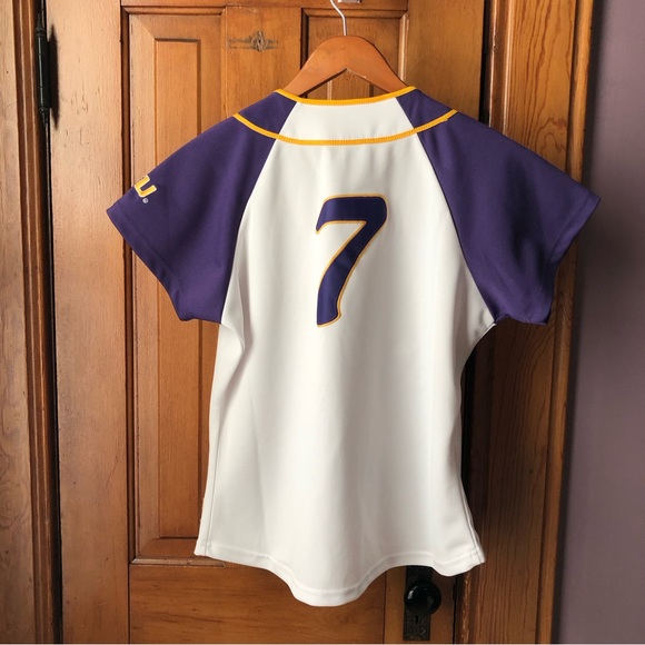 LSU Tigers Novelty Baseball Jersey - Colosseum - L - Picture 3 of 7